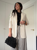 Blazer Texturizada Beige