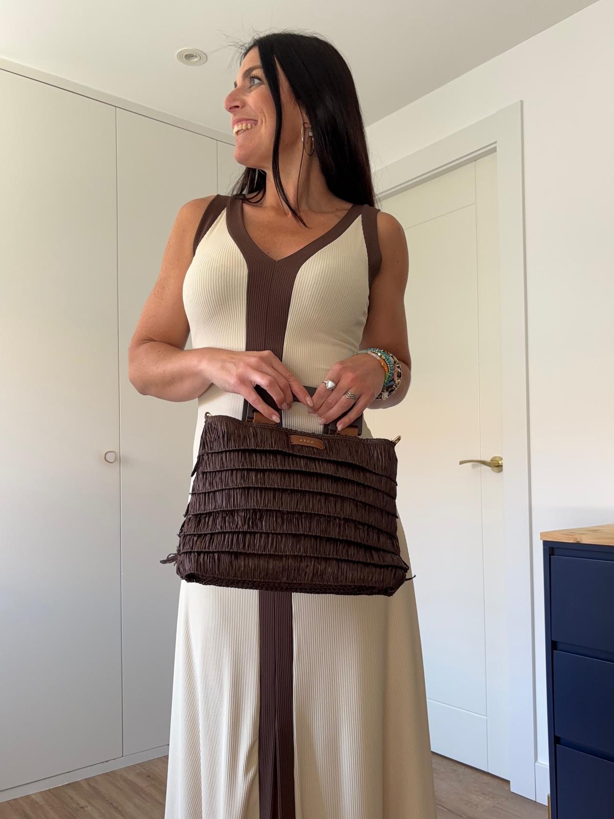 Bolso Rafia Chocolate (+ Colores)