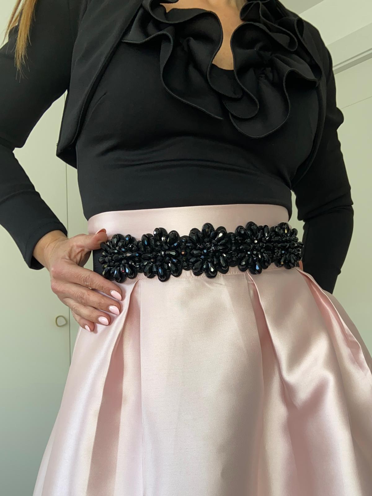 Cinturón Brillo Negro