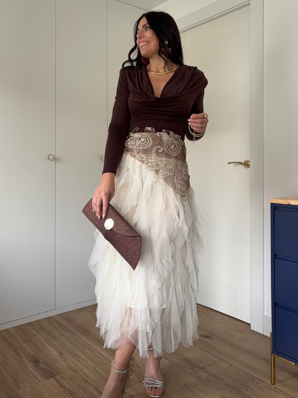 Falda Tull Ruth