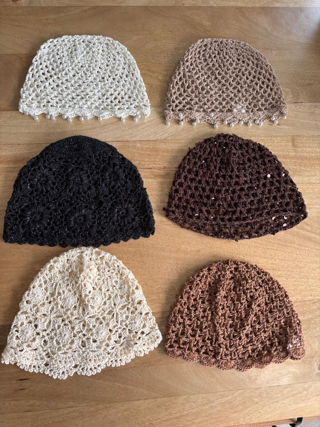 Gorrito Perlas (+colores)