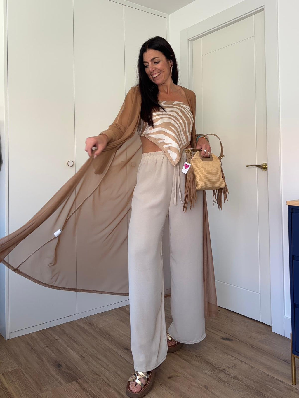 Kimono Tul Camel (+ Colores)