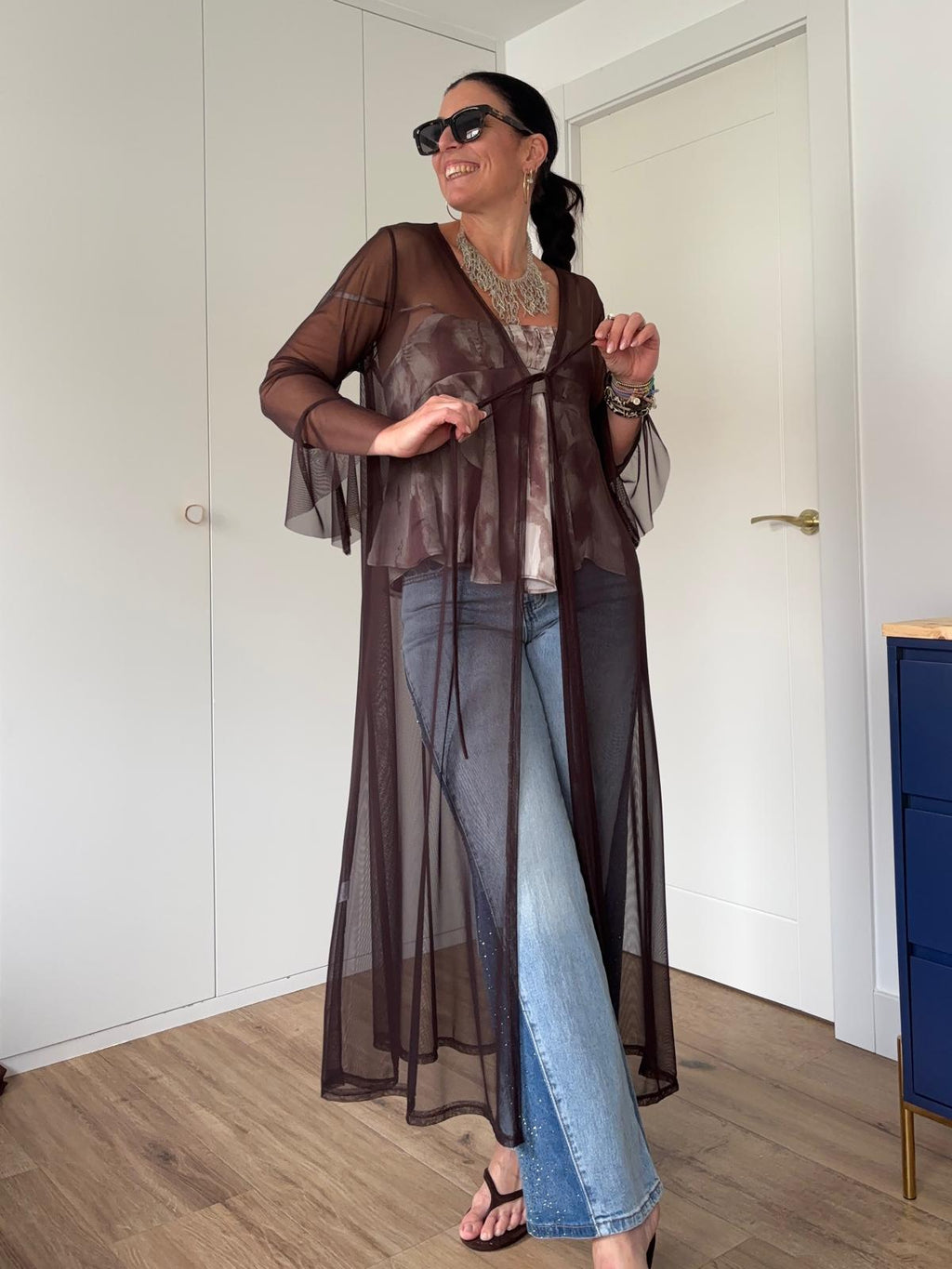 Kimono de Tull Semitransparente (+colores)