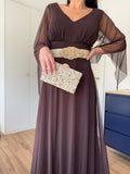 Clutch Piedritas Nácar