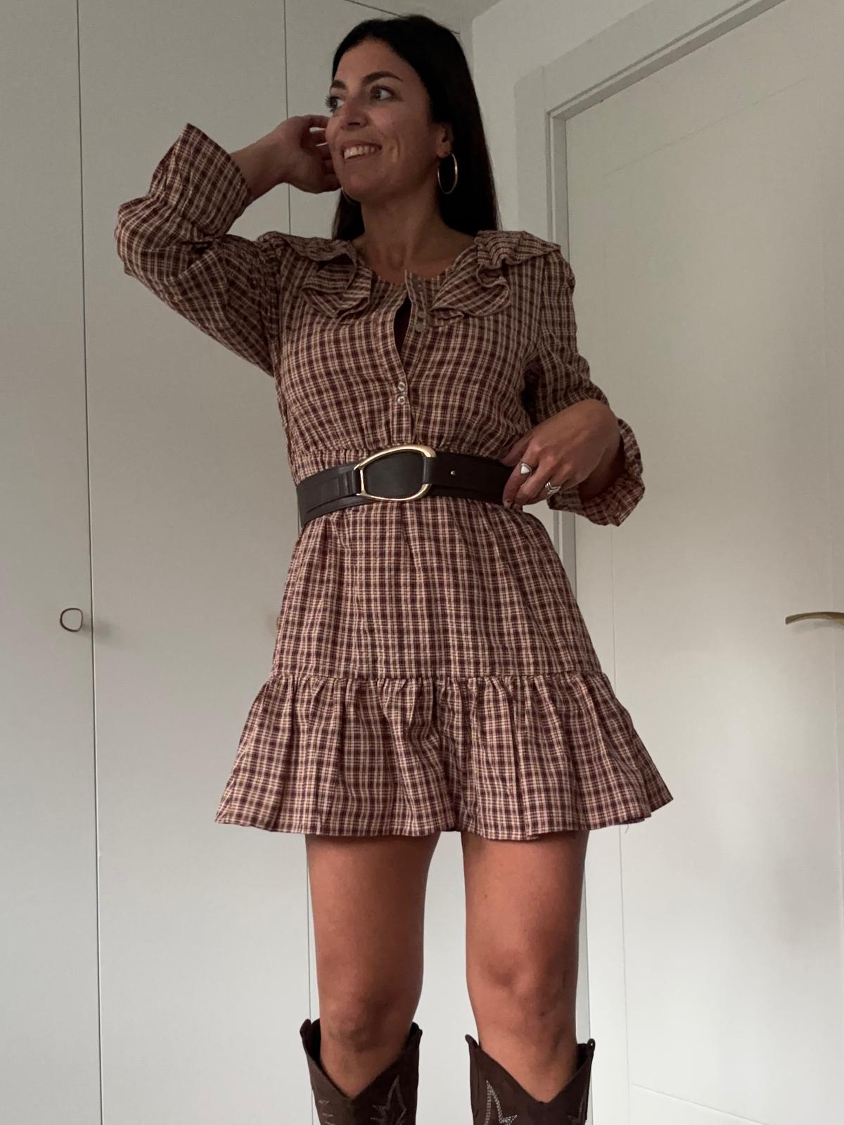 Vestido Tartán con Volante (+colores)